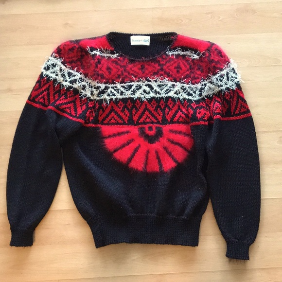 Vintage 80s Franco Valeri sweater - Picture 1 of 6